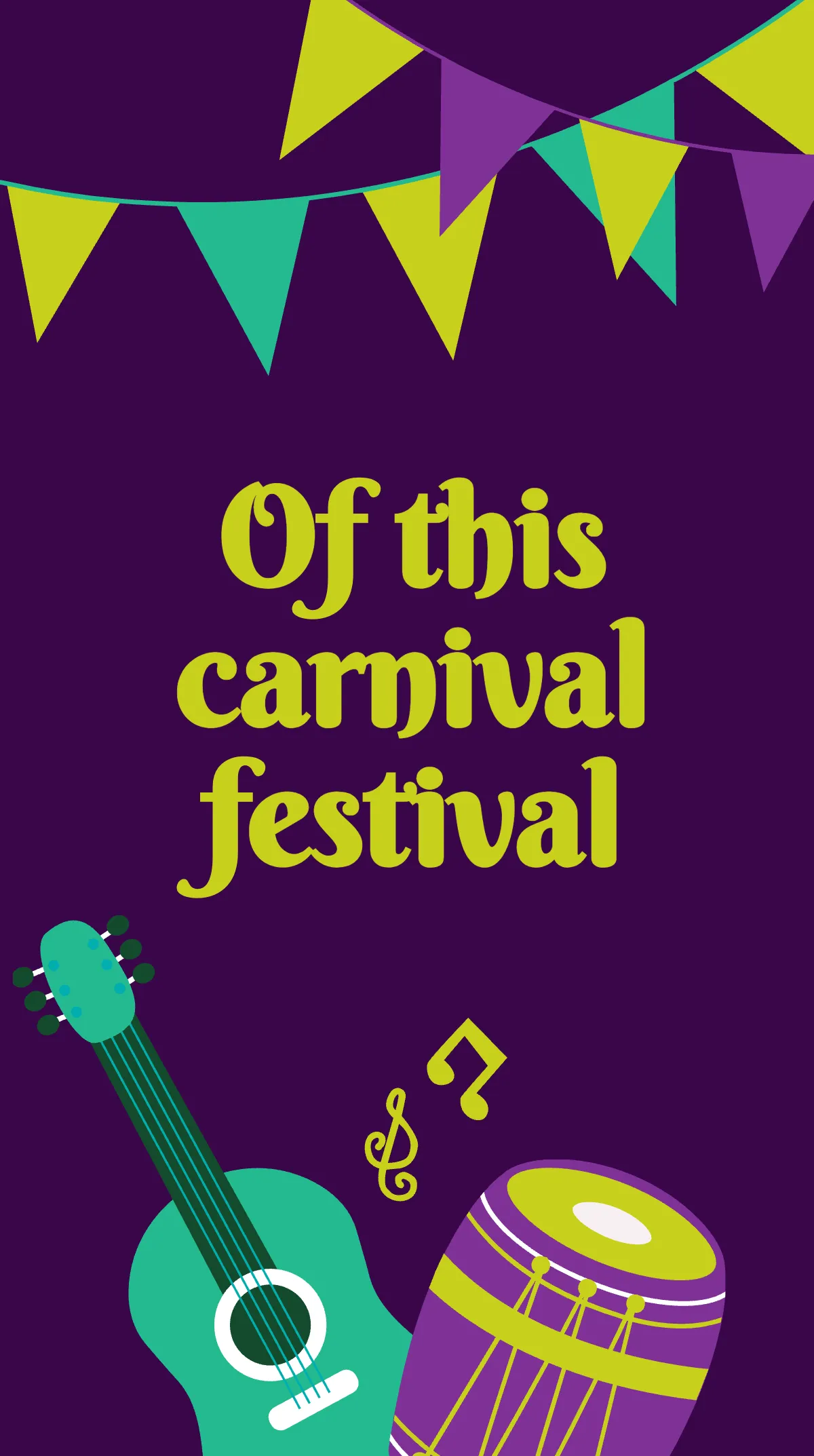 Free Carnival Night Instagram Story Template to Edit Online