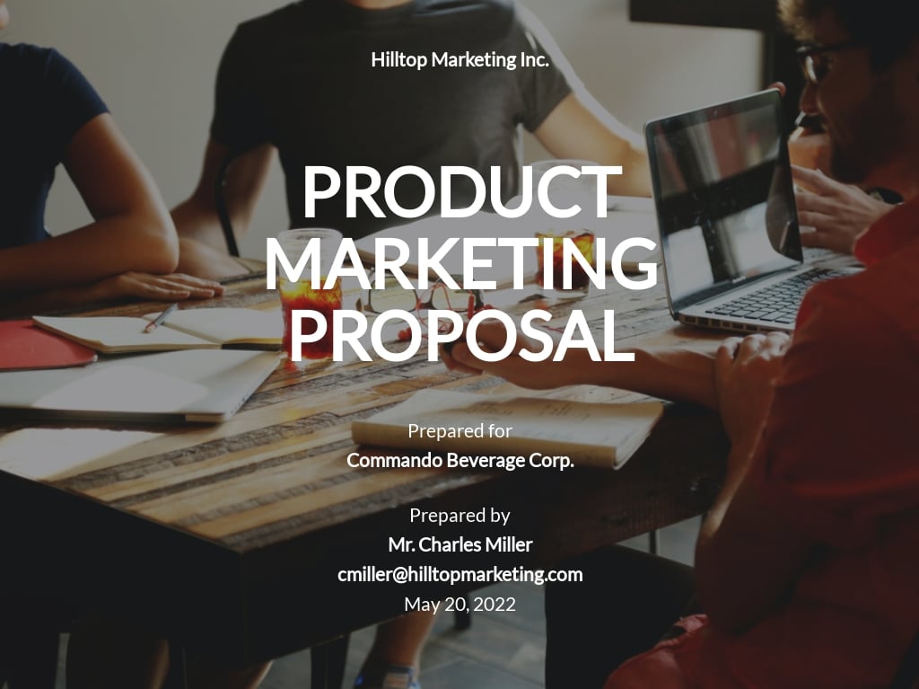 Product Marketing Proposal Template .jpe