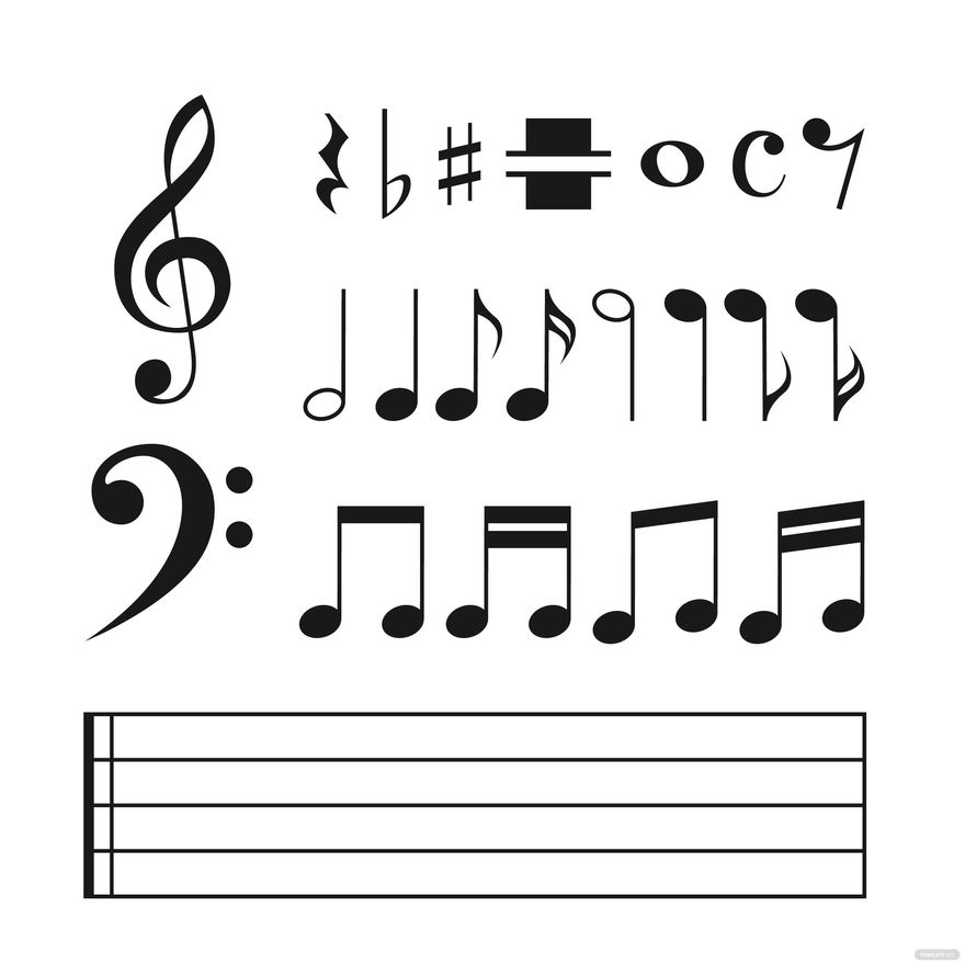 download music symbols for illustrator