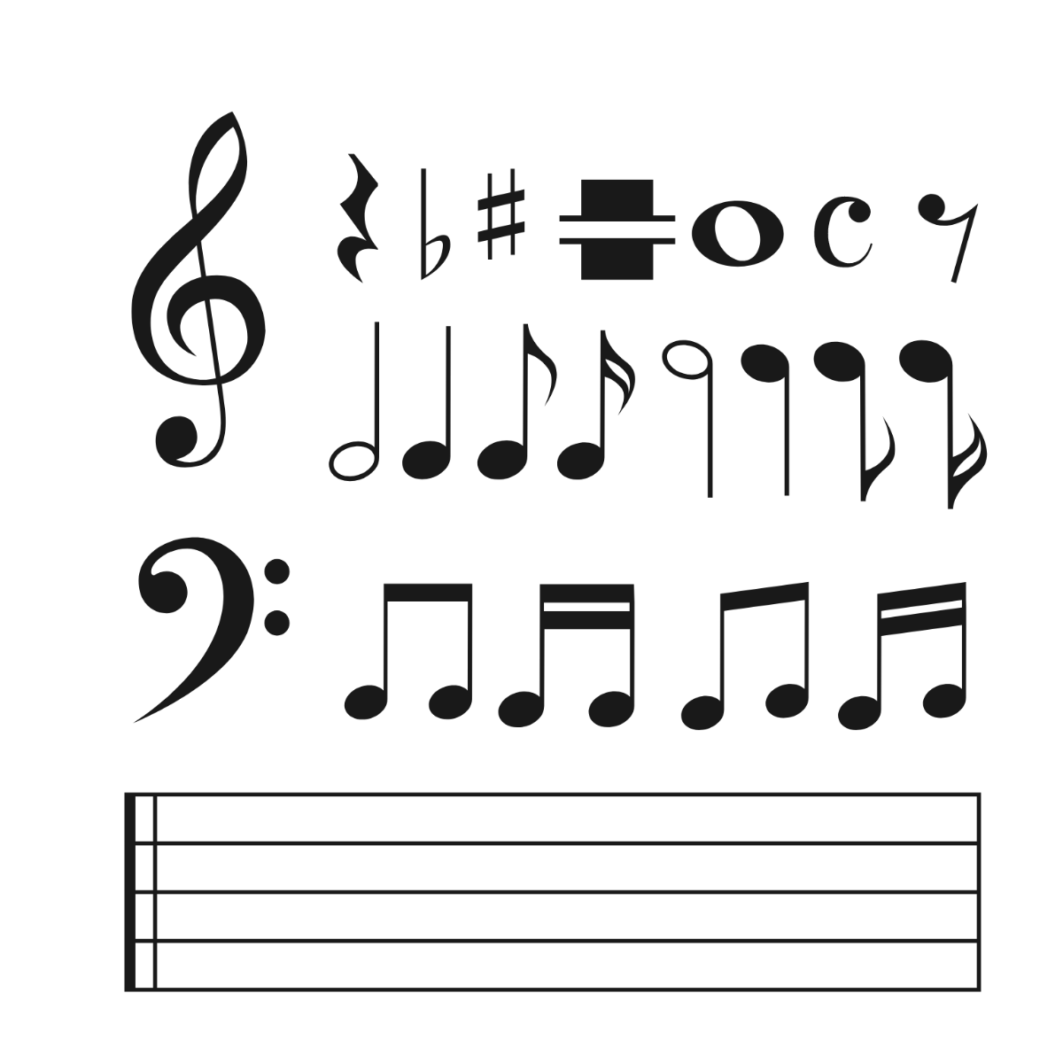 Free Music Symbol Vector