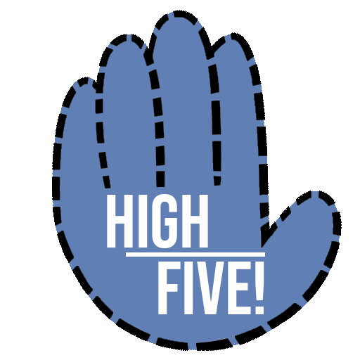 High Five Animated Gif