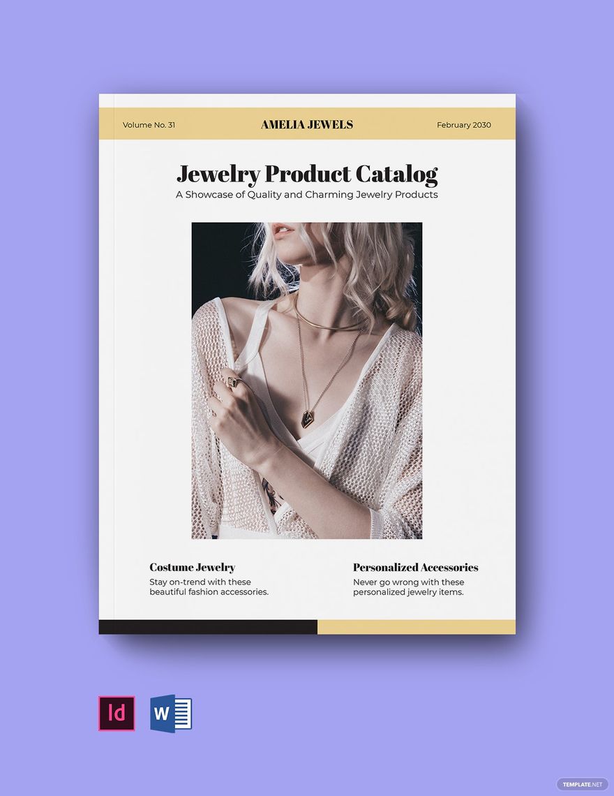 Jewelry Product Catalog Template
