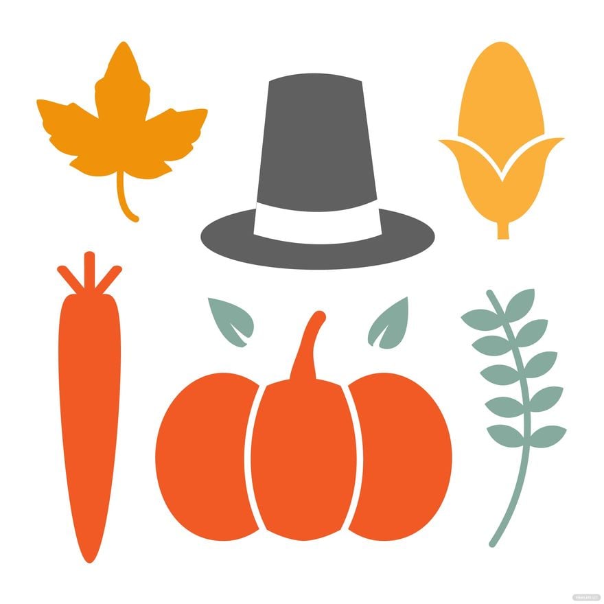 Free Thanksgiving Elements Vector