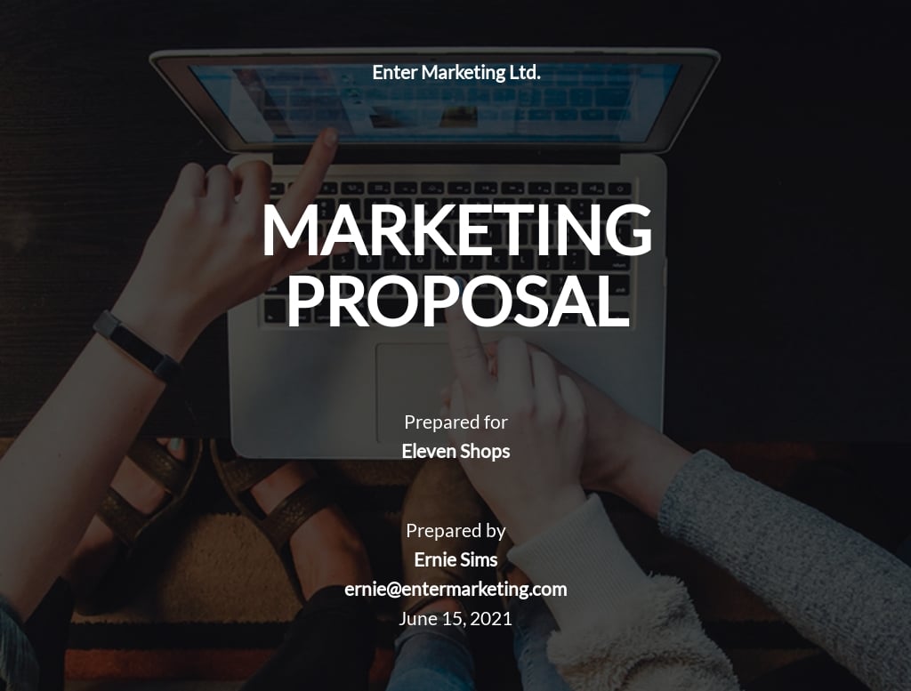 Free Marketing Proposal Templates, 28+ Download in Word, Google Docs