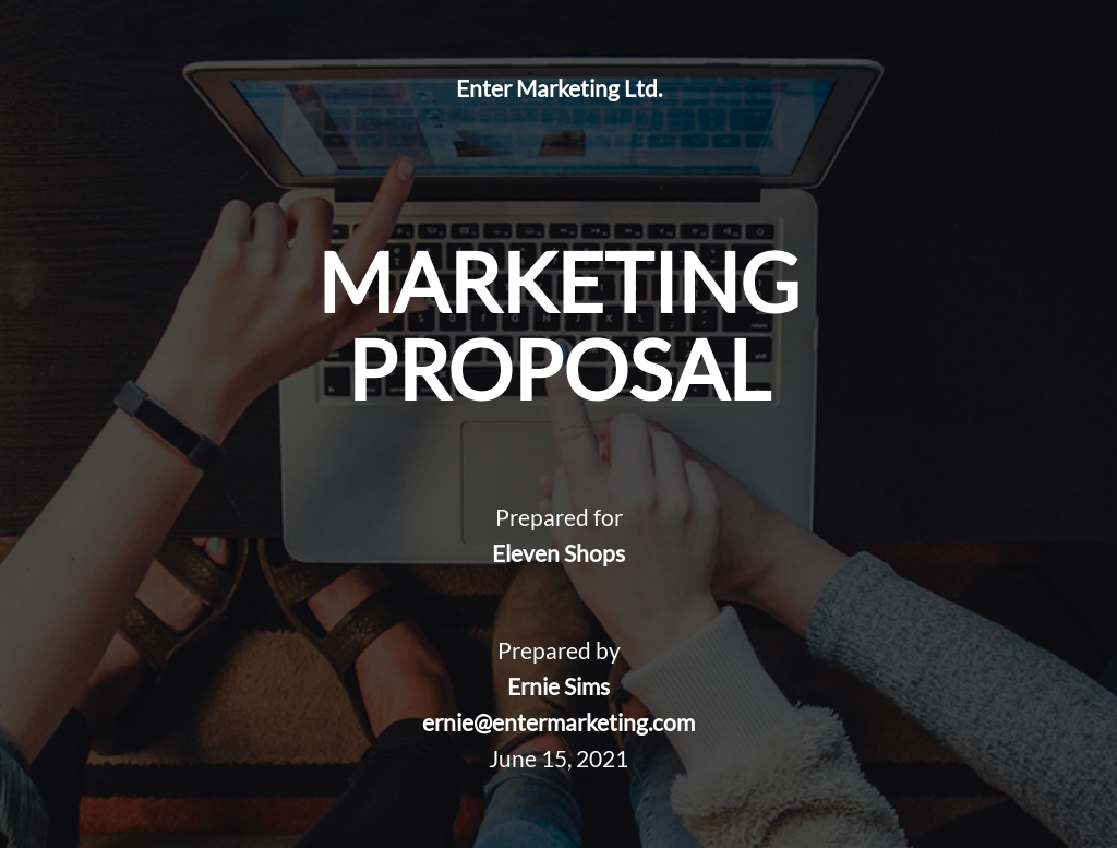 Marketing Proposal Template Google Docs