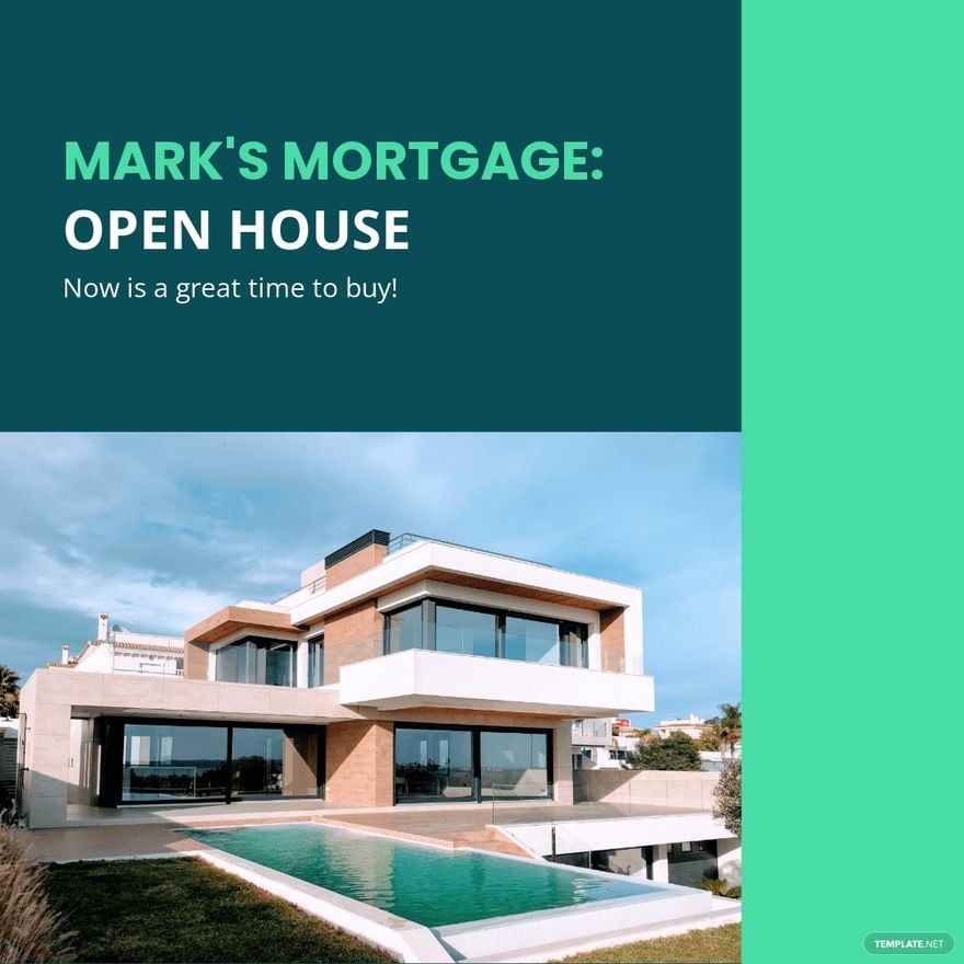 Mortgage Open House Instagram Post