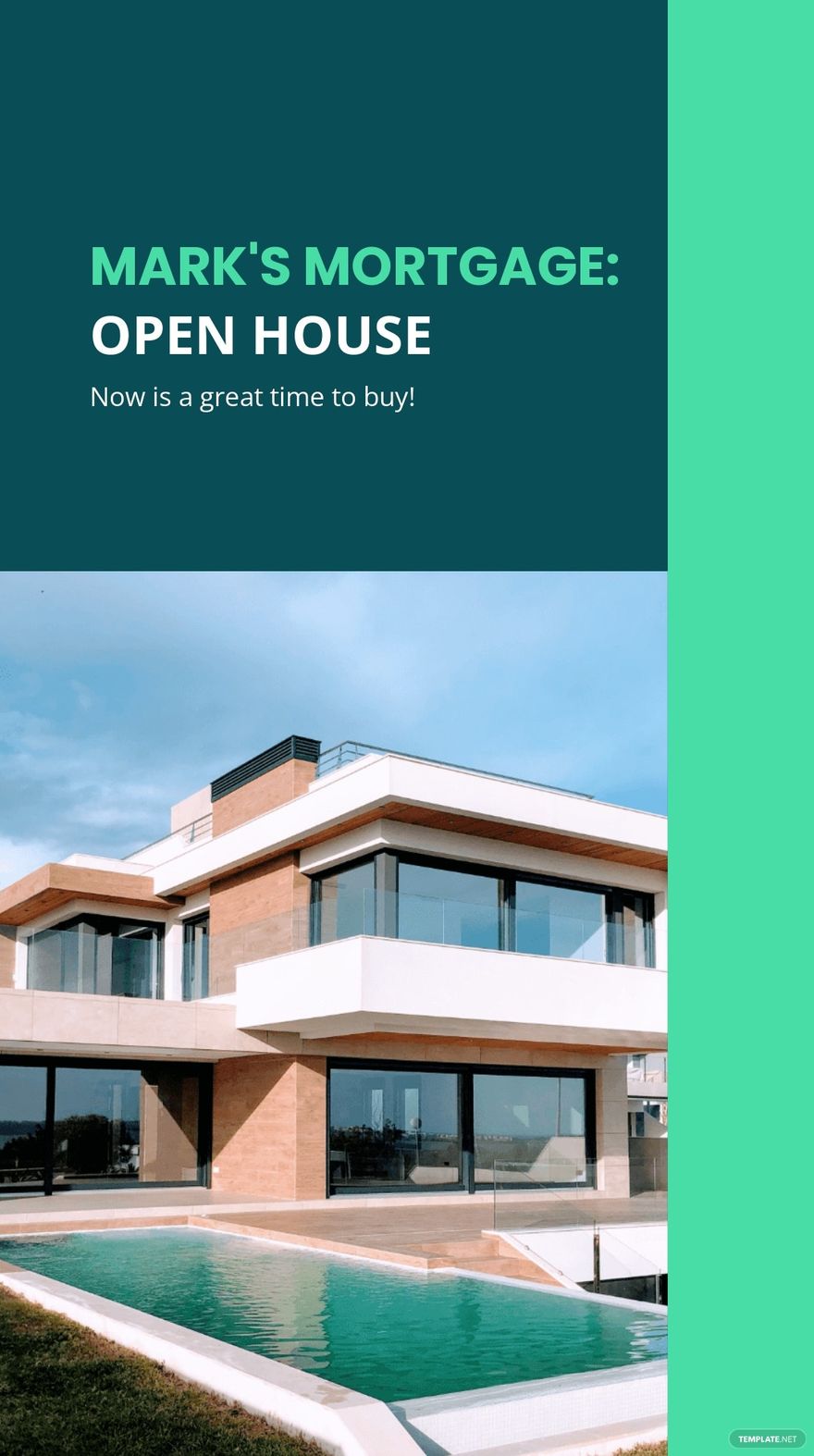 Mortgage Open House Whatsapp Post Template