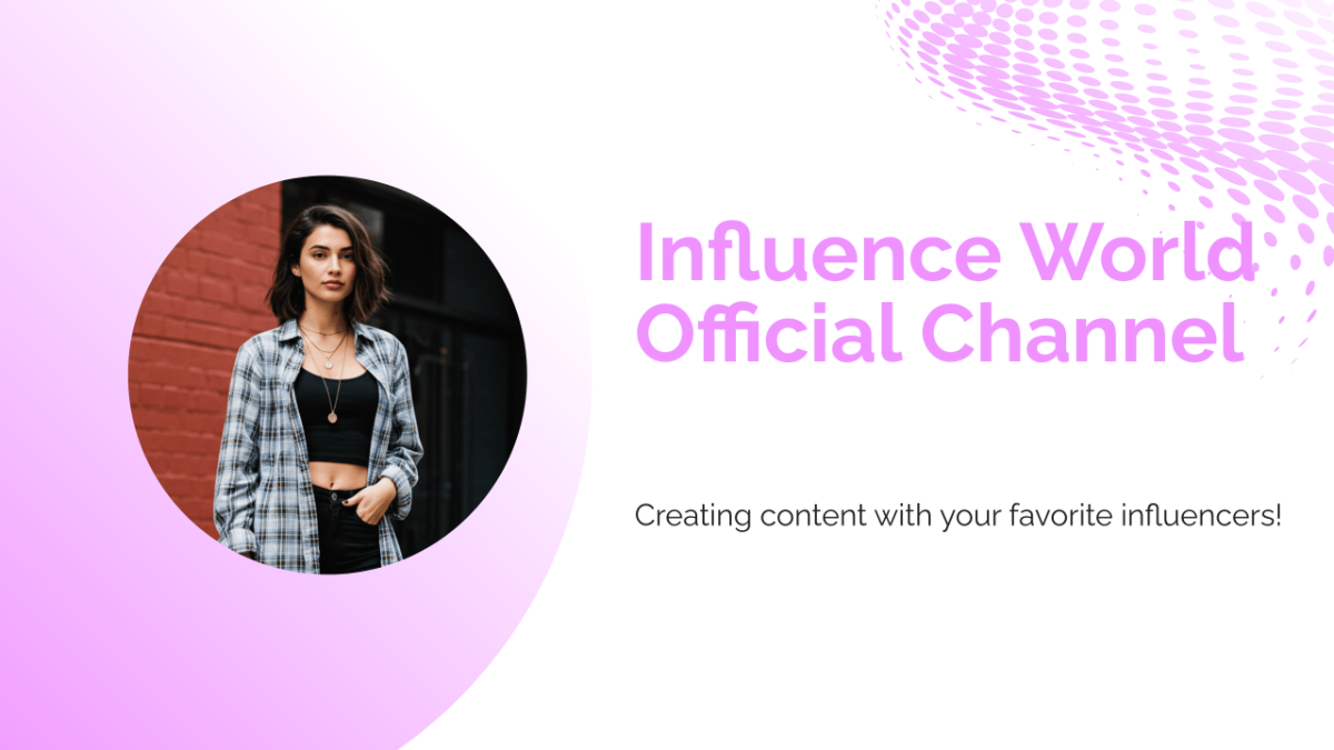 Free Influencer Youtube Banner Template to Edit Online