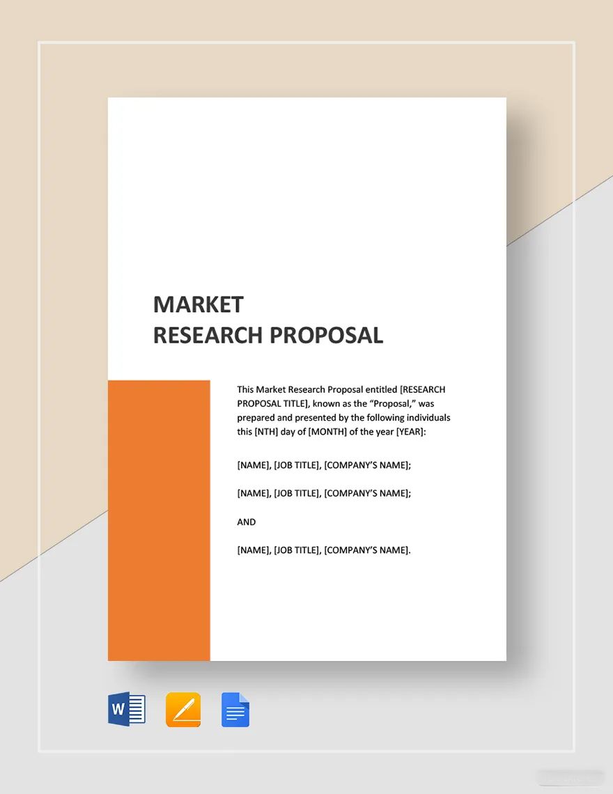 FREE Market Research Templates Download In Word Google Docs Excel 