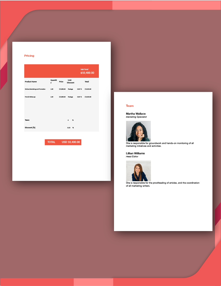 Advertising Agency Proposal Template