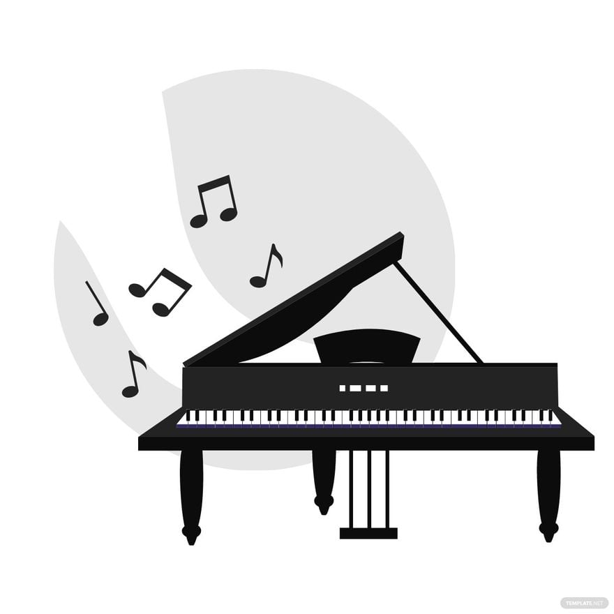 Free Piano Music Vector