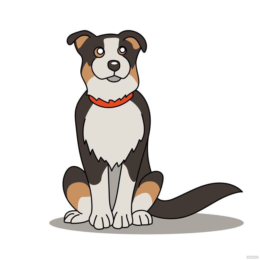Free ffFree Sitting Dog Vector in Illustrator, EPS, SVG, JPG, PNG