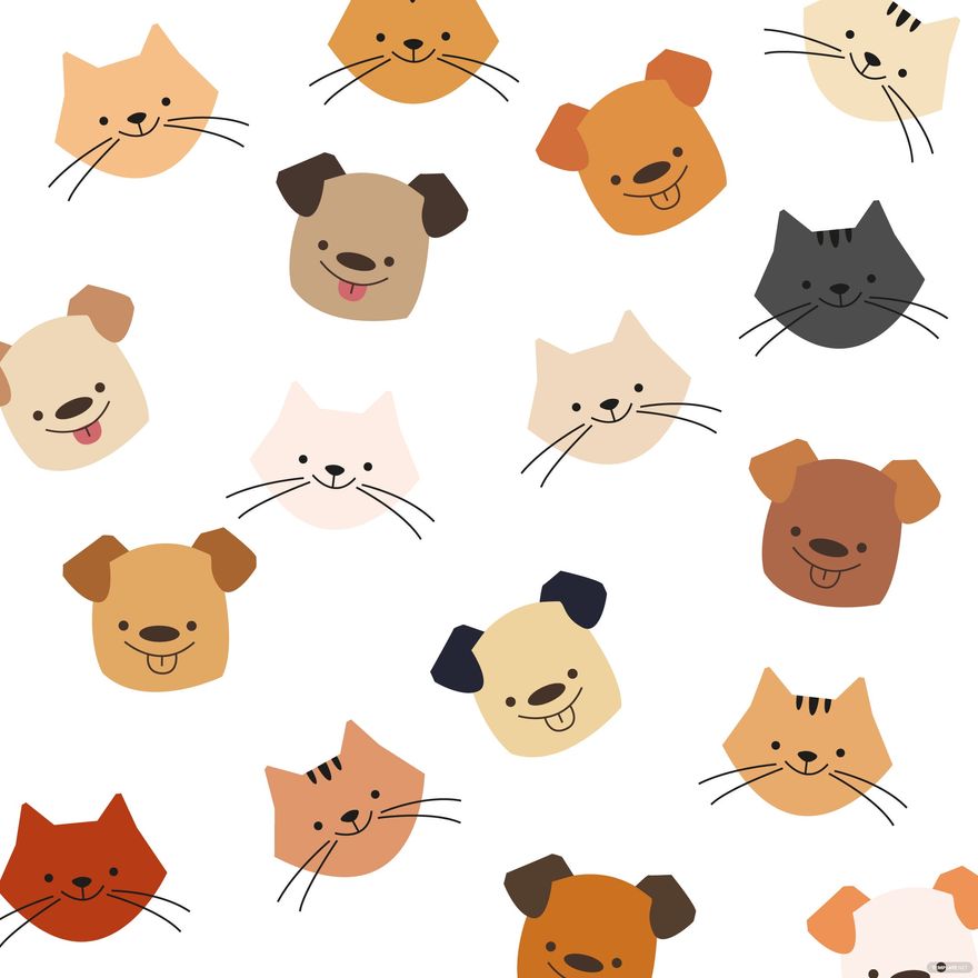 Free Cat and Dog Vector in Illustrator, EPS, SVG, JPG, PNG