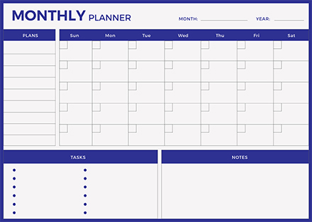 Free Schedule Planner Template: Download 29+ Planners in Illustrator ...