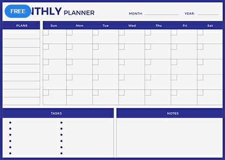 Sample Academic Planner Template - Edit Online &amp; Download Example ...