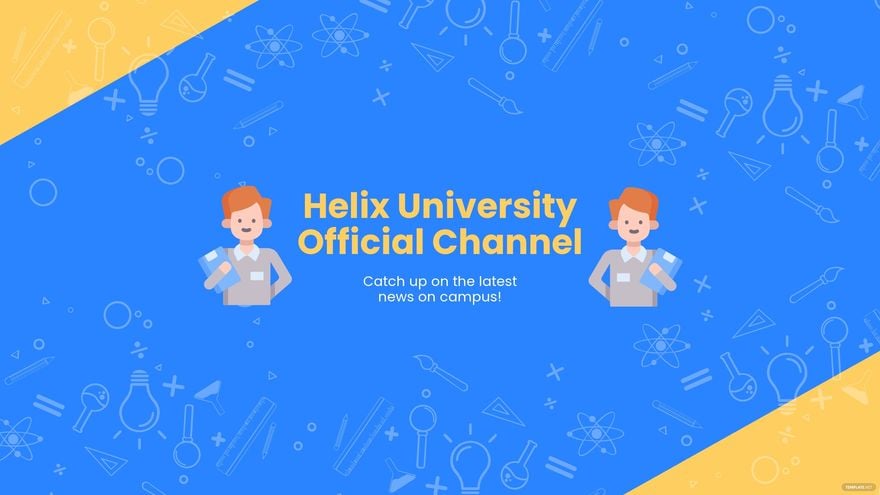 Free University Youtube Banner Template