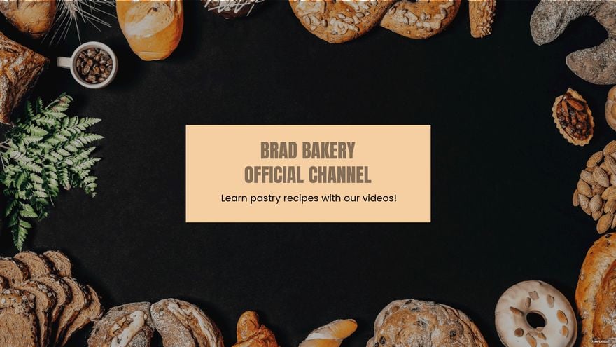 Bakery Youtube Banner Template