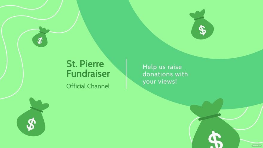 Fundraising Youtube Banner Template