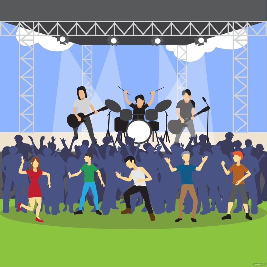 Free Music Concert Vector