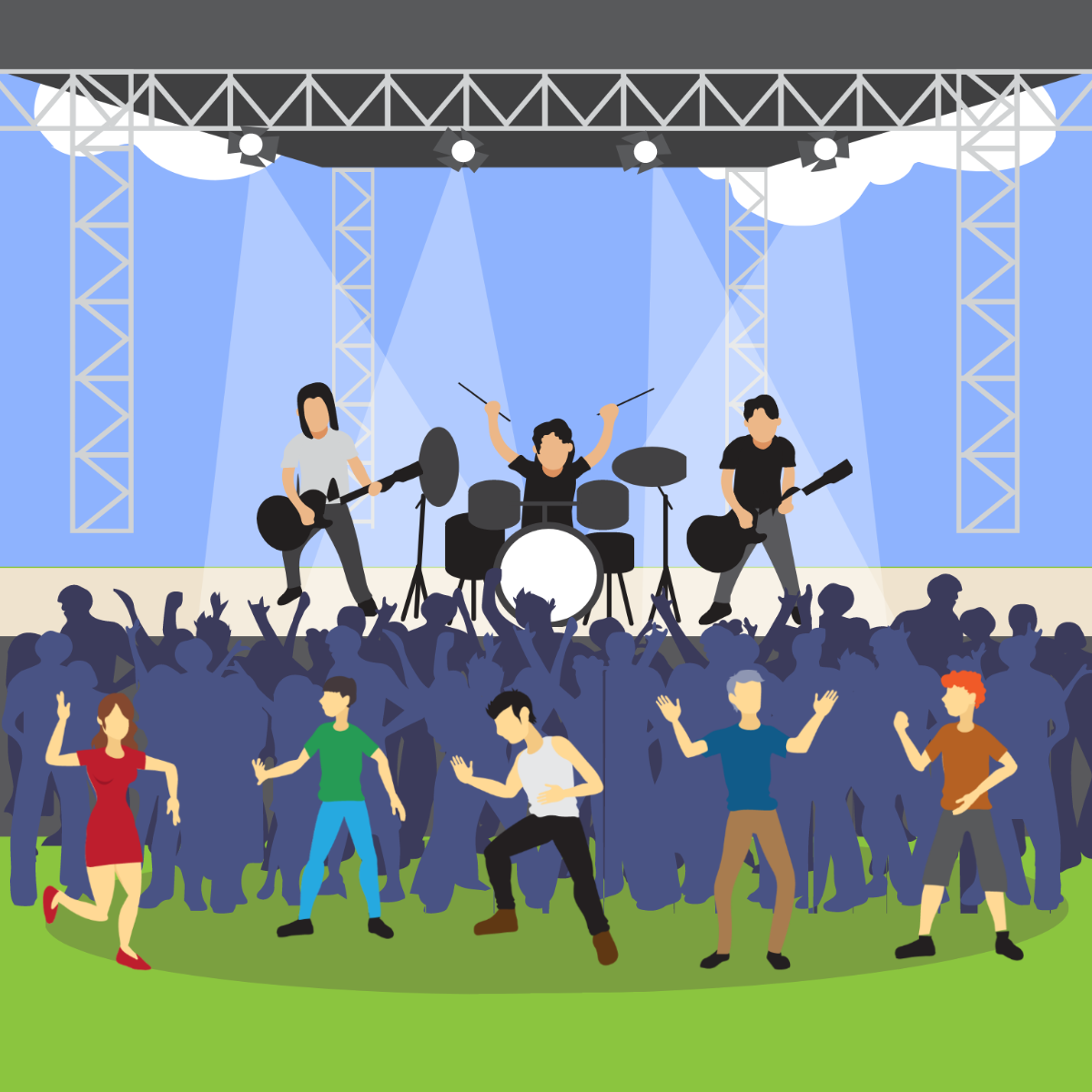 Free Music Concert Vector