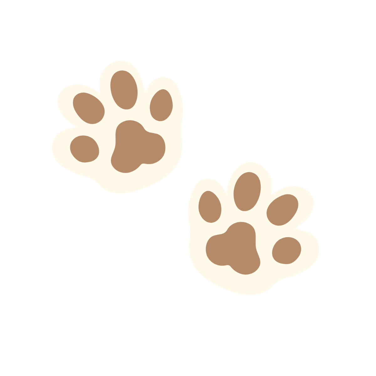 Free Dog Paw Vector Template