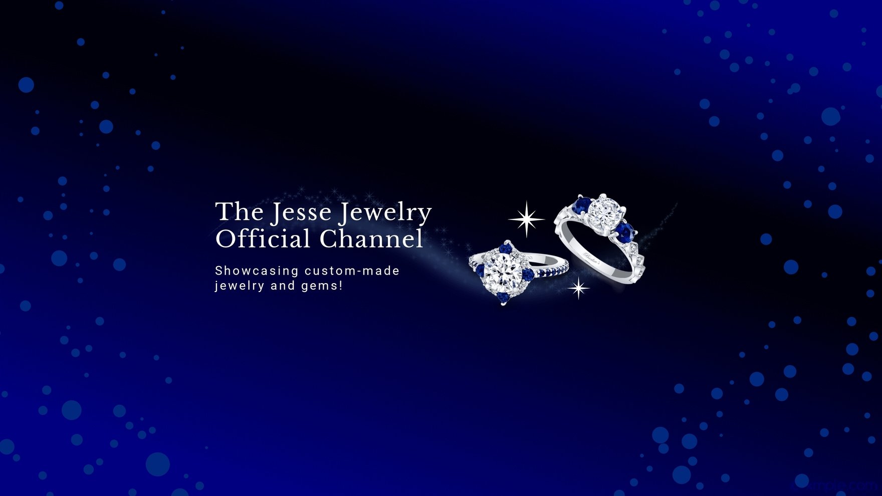 Free Jewelry Youtube Banner Template