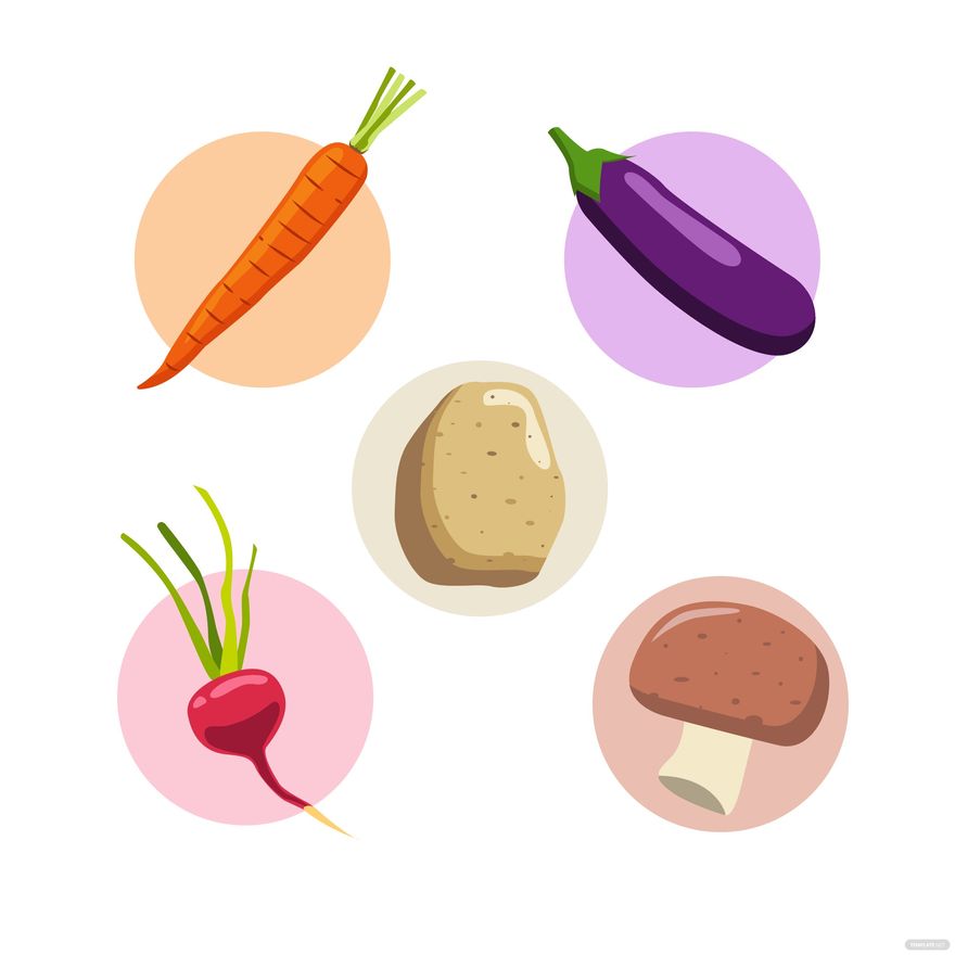Free Vegetable Vector in Illustrator, EPS, SVG, JPG, PNG