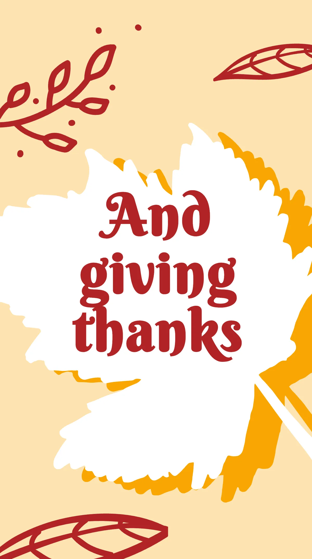 Free Thanksgiving Dinner Instagram Story Template to Edit Online