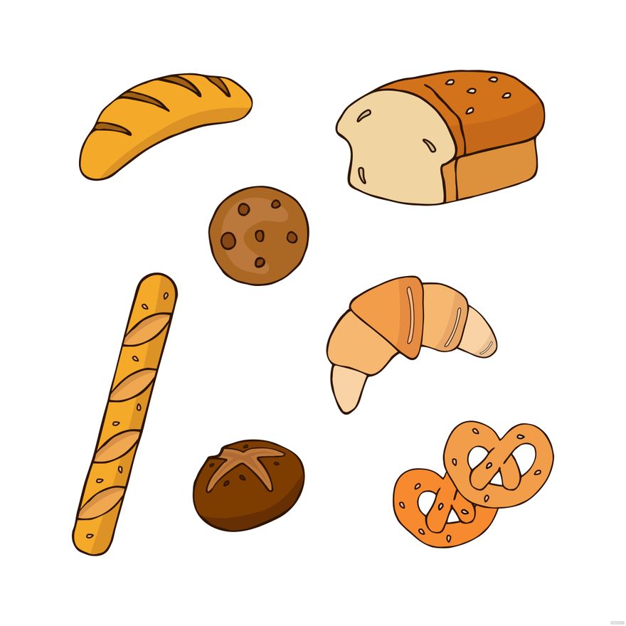Free Bread Vector - EPS, Illustrator, JPG, PNG, SVG 