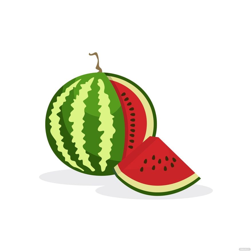 Free Watermelon Vector in Illustrator, EPS, SVG, JPG, PNG