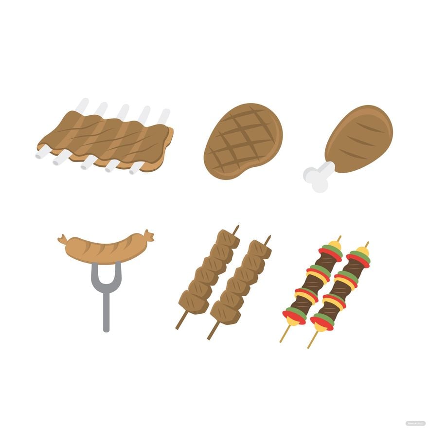 Free Barbecue Food Vector