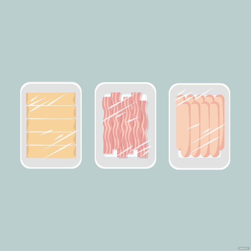 Frozen Food Vector in Illustrator, EPS, SVG, JPG, PNG