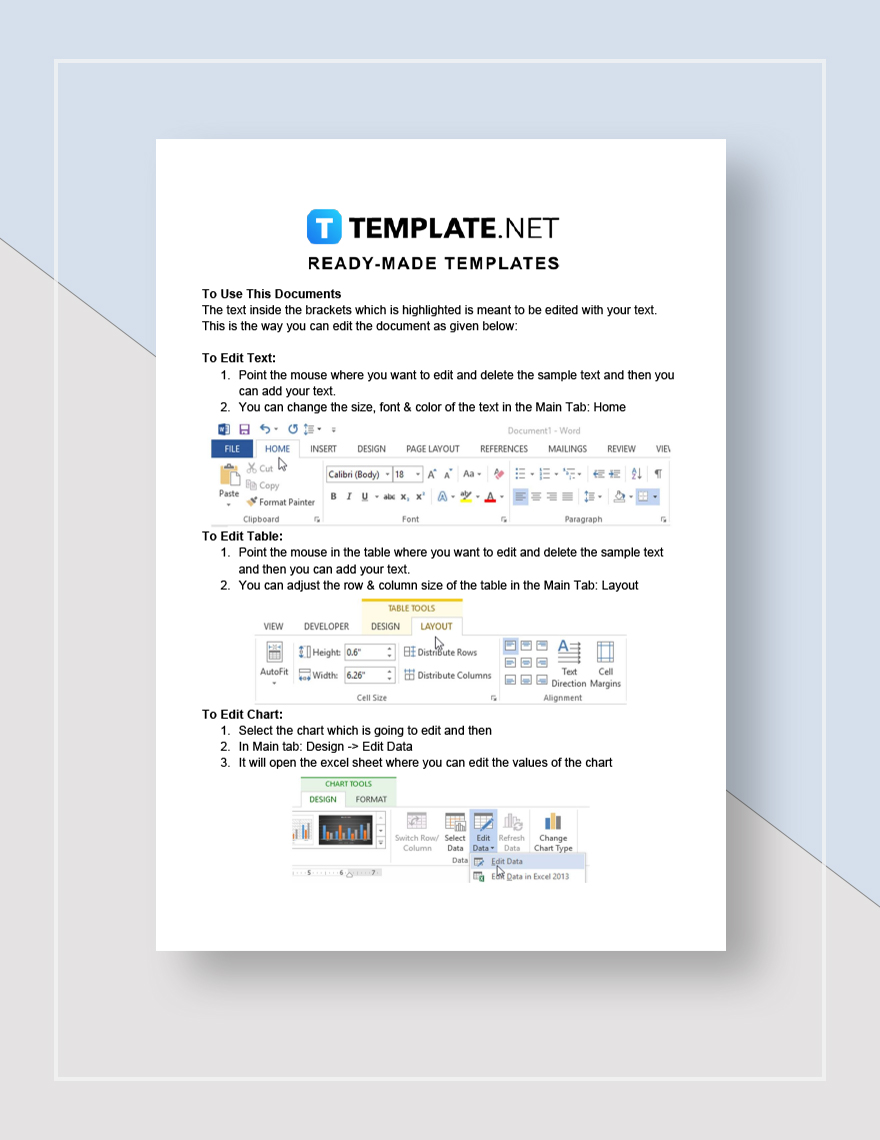 Transmittal of Documents for Signature Template
