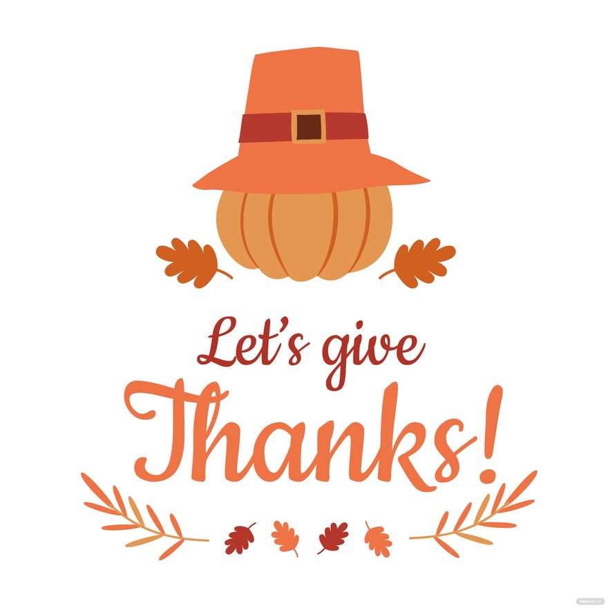 Give Thanks Vector