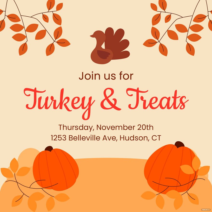 13+ Thanksgiving Invitation Templates - Free Downloads | Template.net