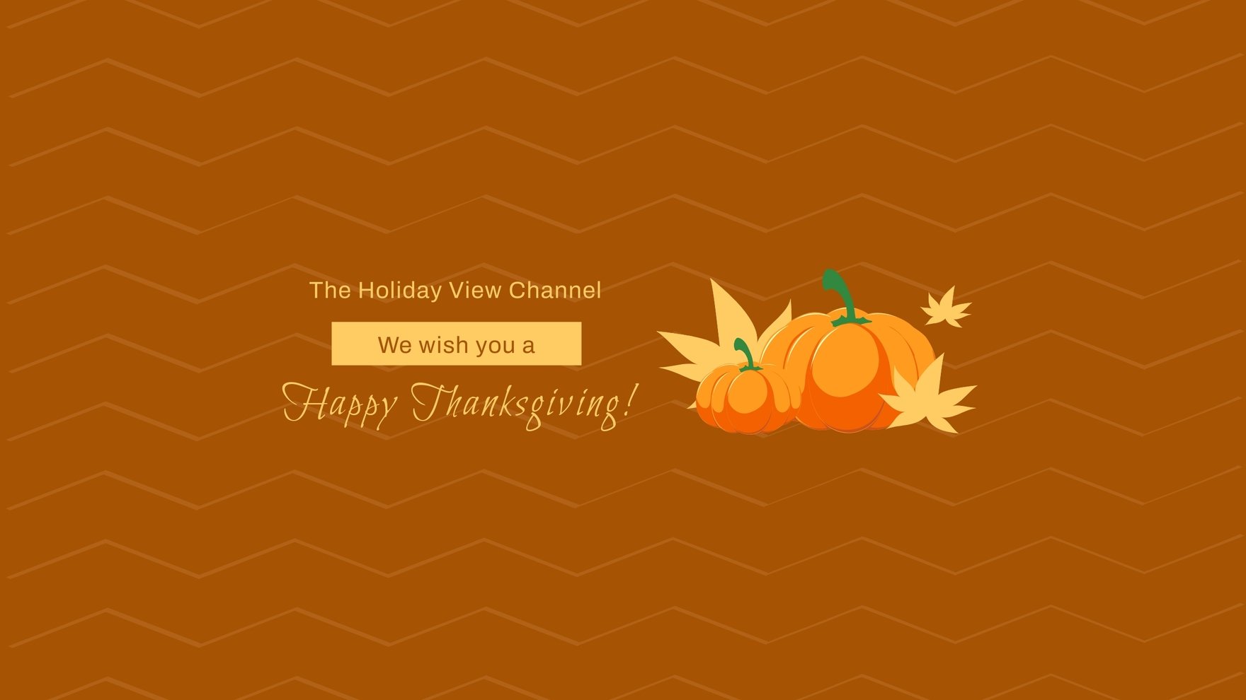 Happy Thanksgiving Youtube Banner