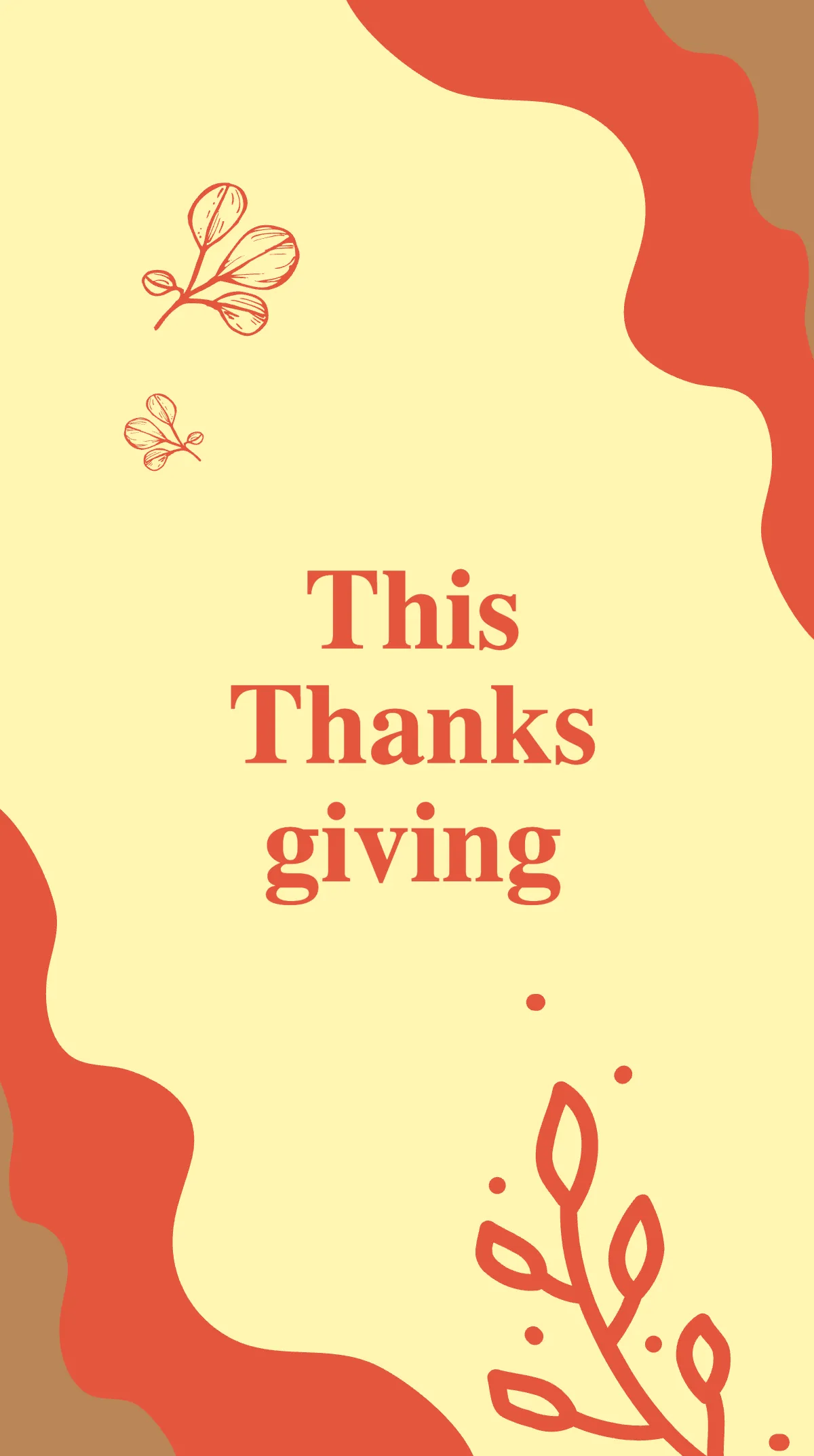 Free Happy Thanksgiving Instagram Story Template to Edit Online