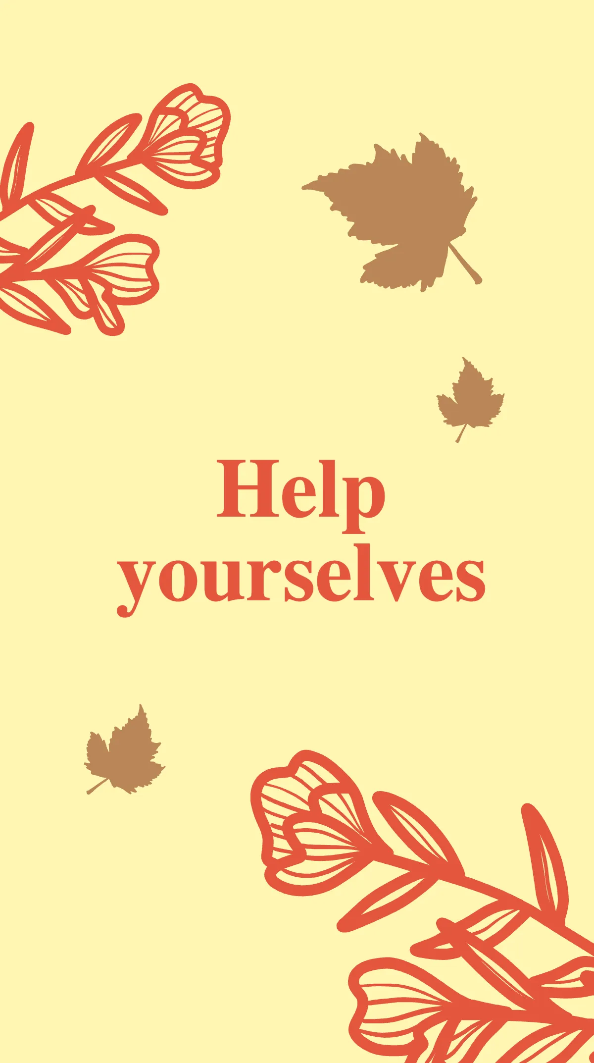 Free Happy Thanksgiving Instagram Story Template to Edit Online