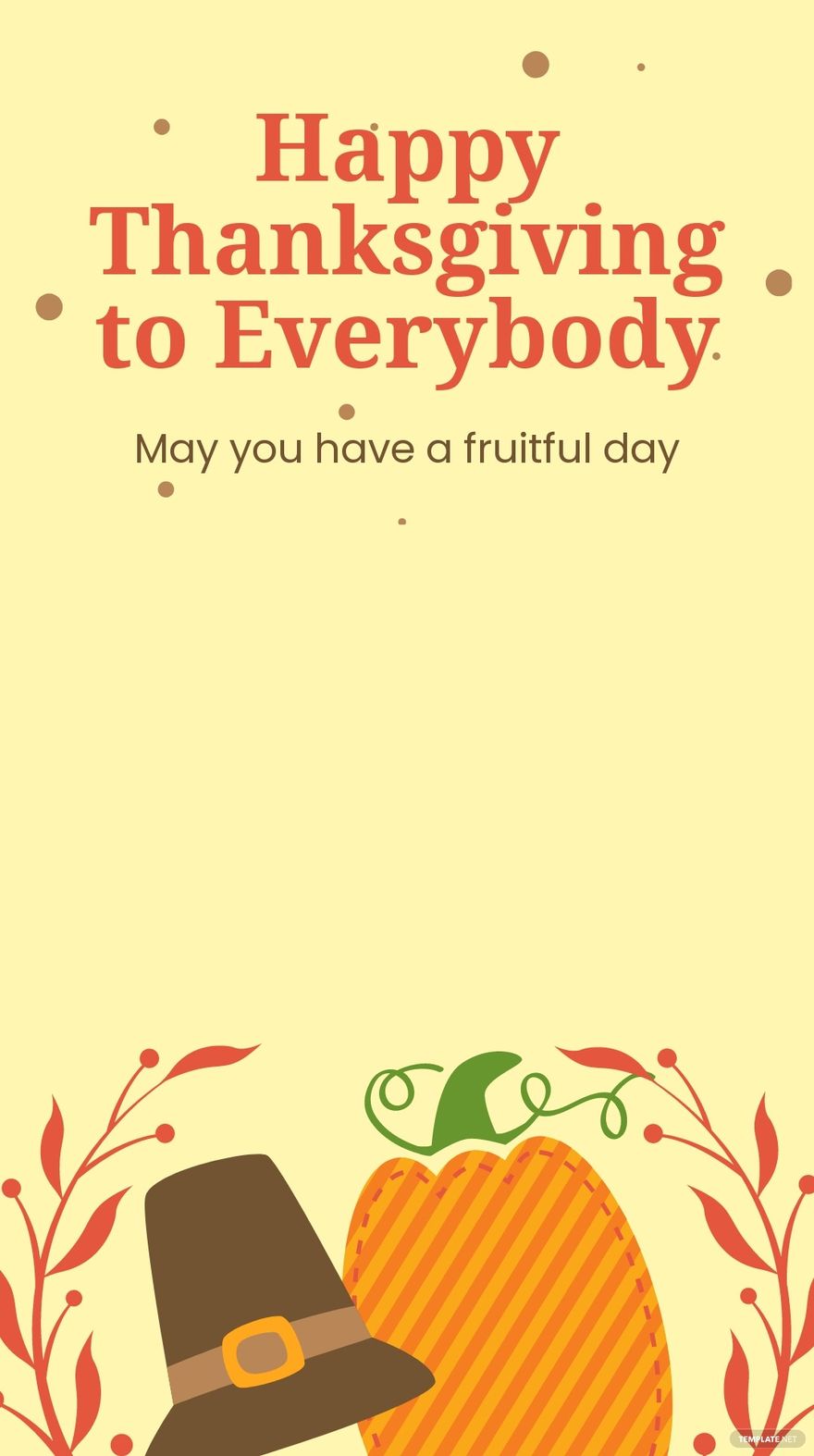 Happy Thanksgiving Snapchat Geofilter Template