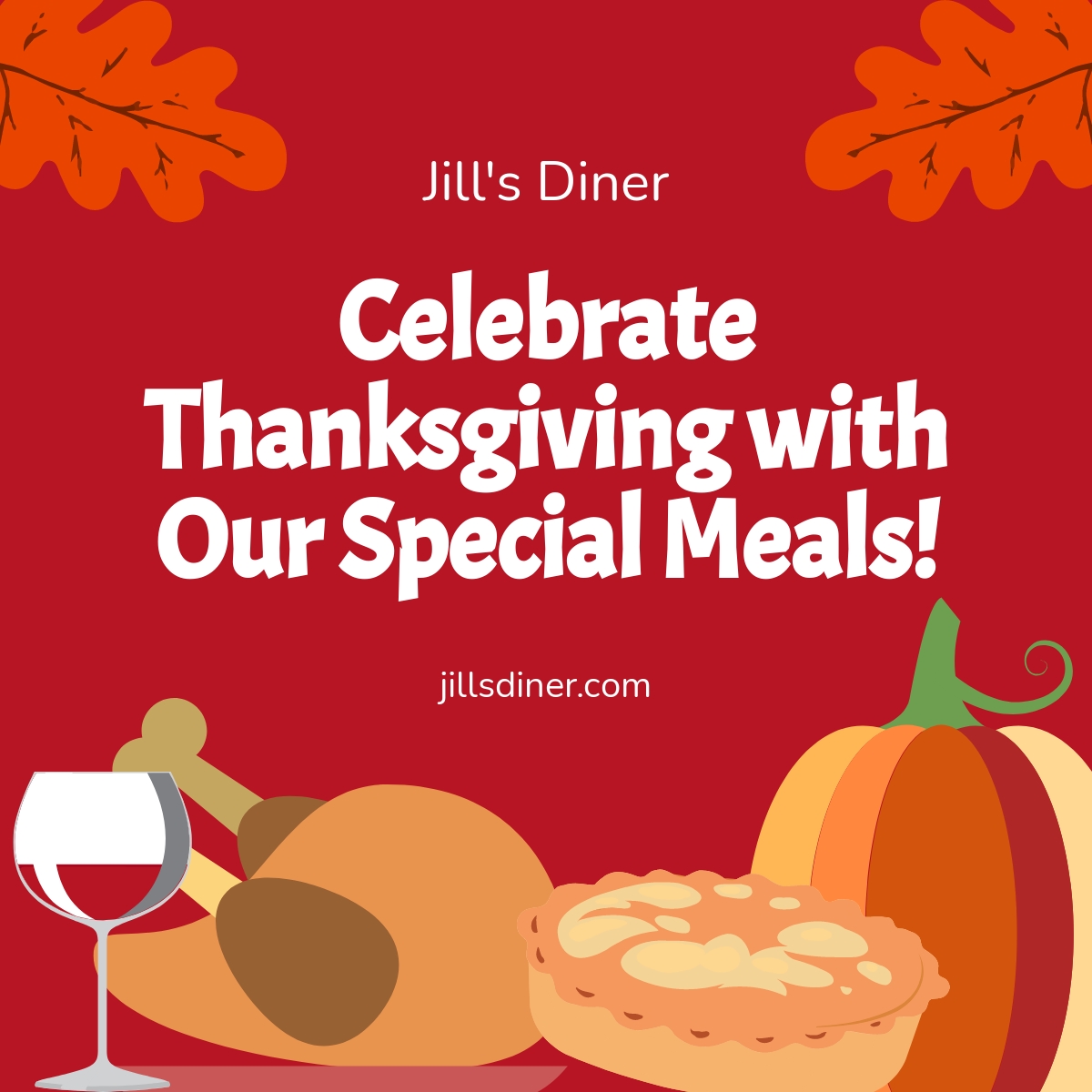 Thanksgiving Celebration Linkedin Post Template