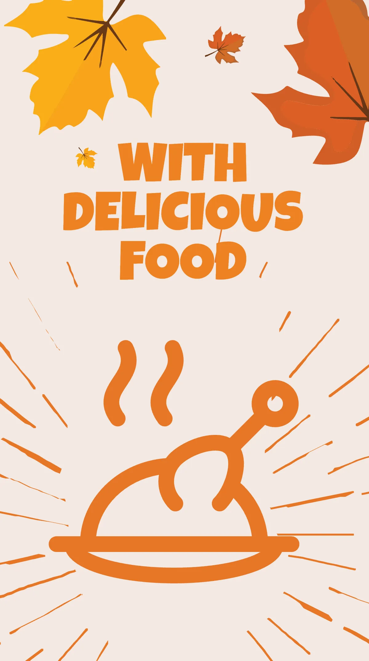 Free Thanksgiving Party Instagram Story Template to Edit Online