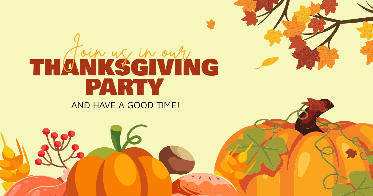Thanksgiving Potluck Facebook Post
