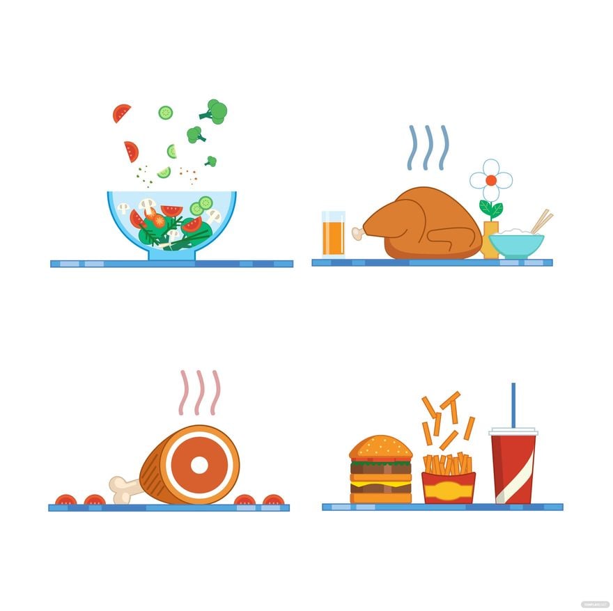 Free Meal Vector in Illustrator, EPS, SVG, JPG, PNG