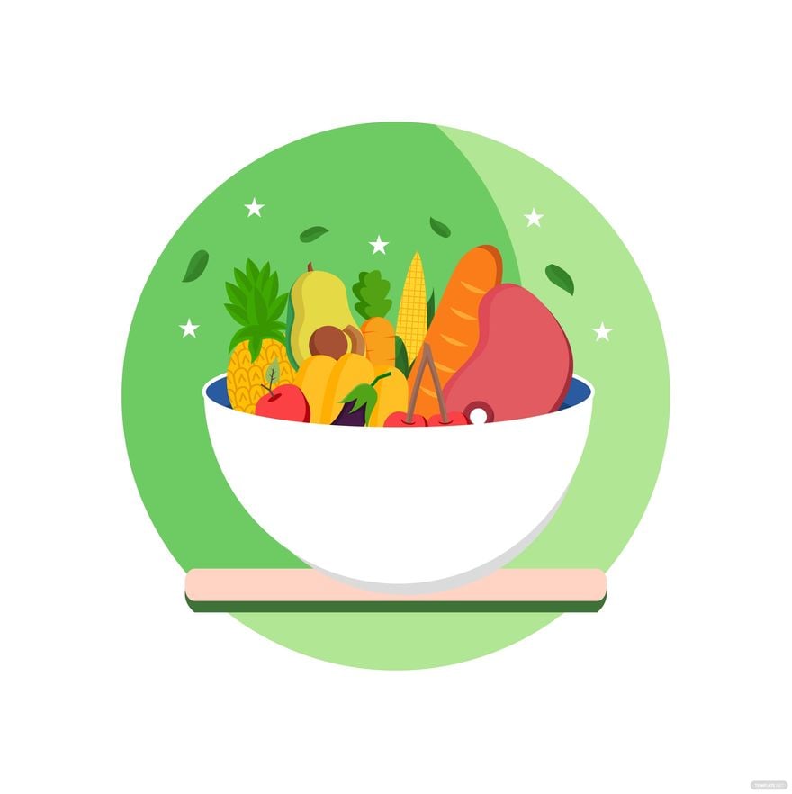 Diet Food Vector in Illustrator, EPS, SVG, JPG, PNG