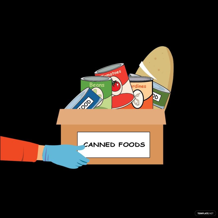 Free Canned Foods Vector in Illustrator, EPS, SVG, JPG, PNG