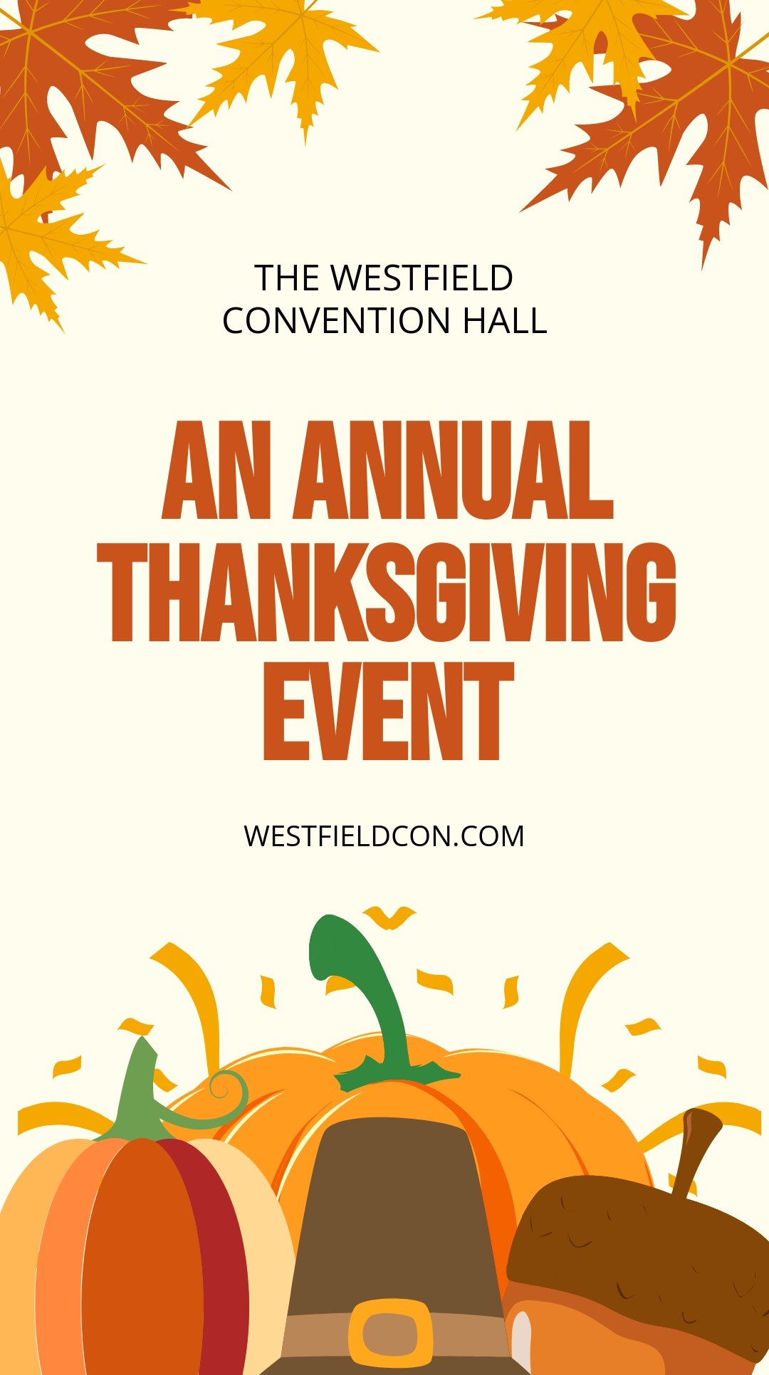 Thanksgiving Event Instagram Story Template