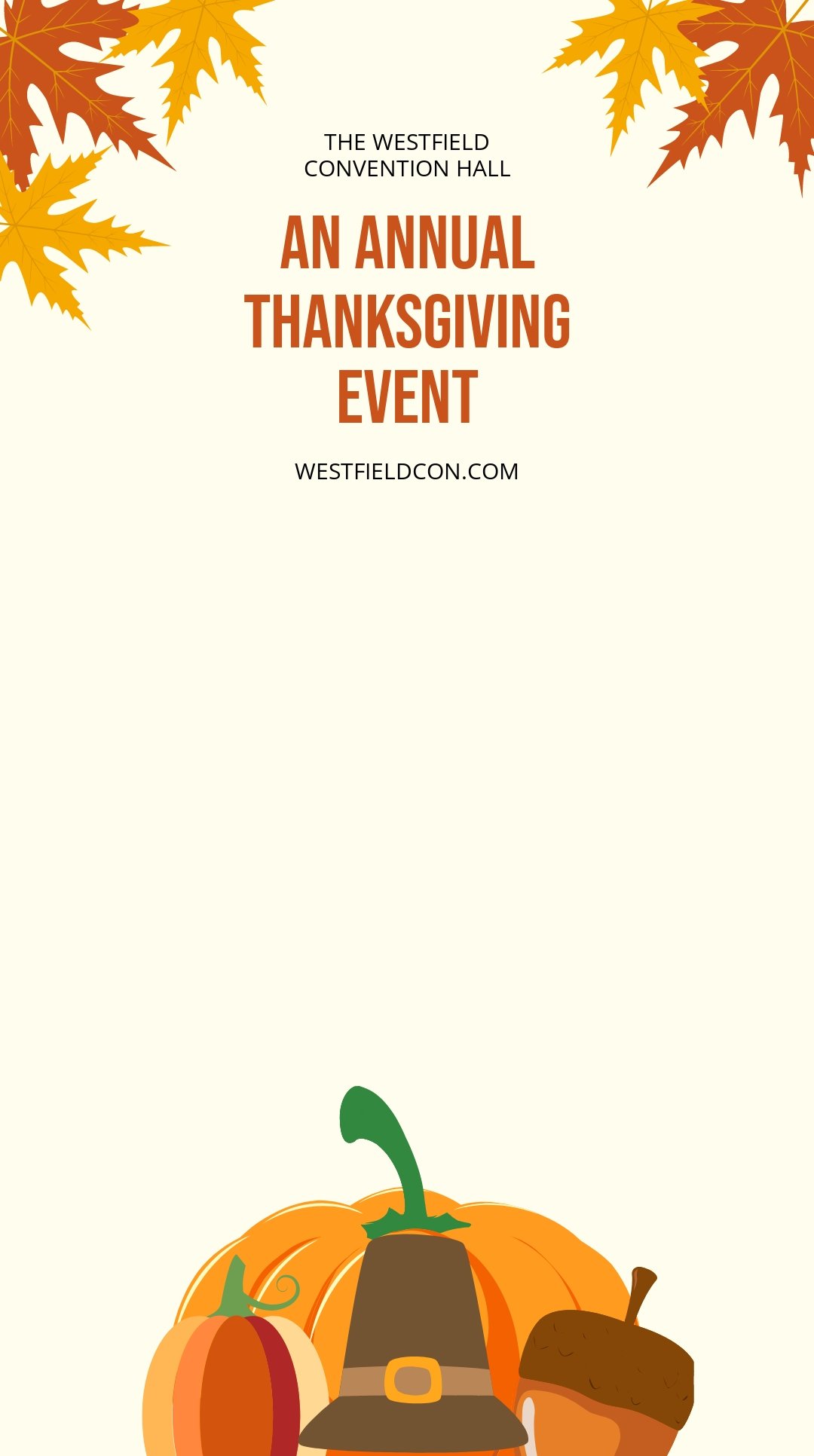 Thanksgiving Event Snapchat Geofilter Template