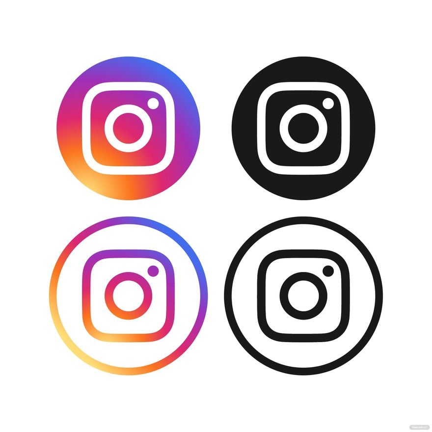 Free Instagram Circle Logo Vector