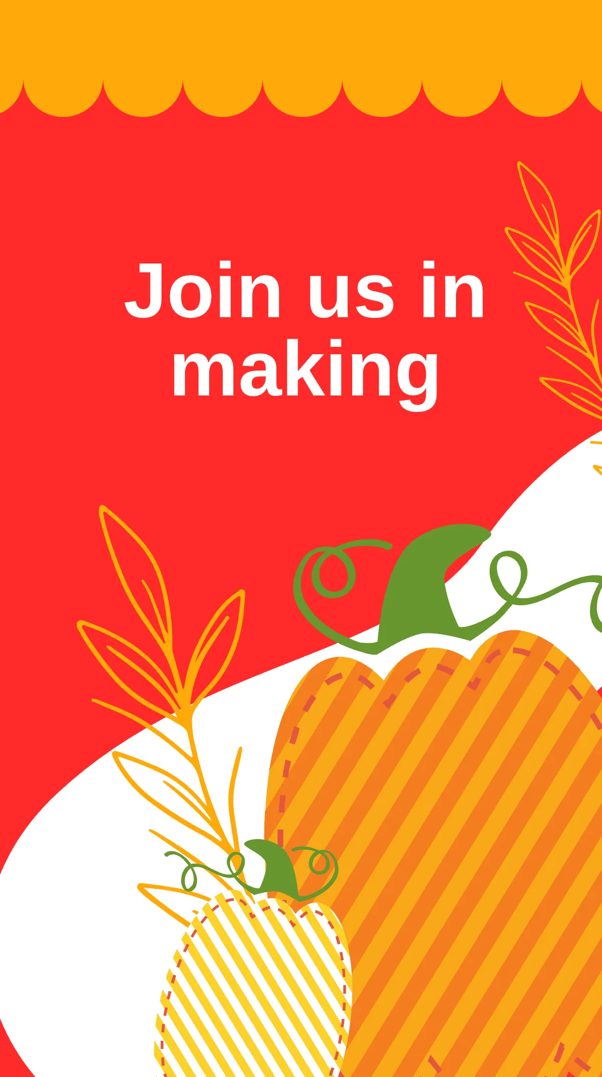 Free Thanksgiving Food Drive Instagram Story Template to Edit Online