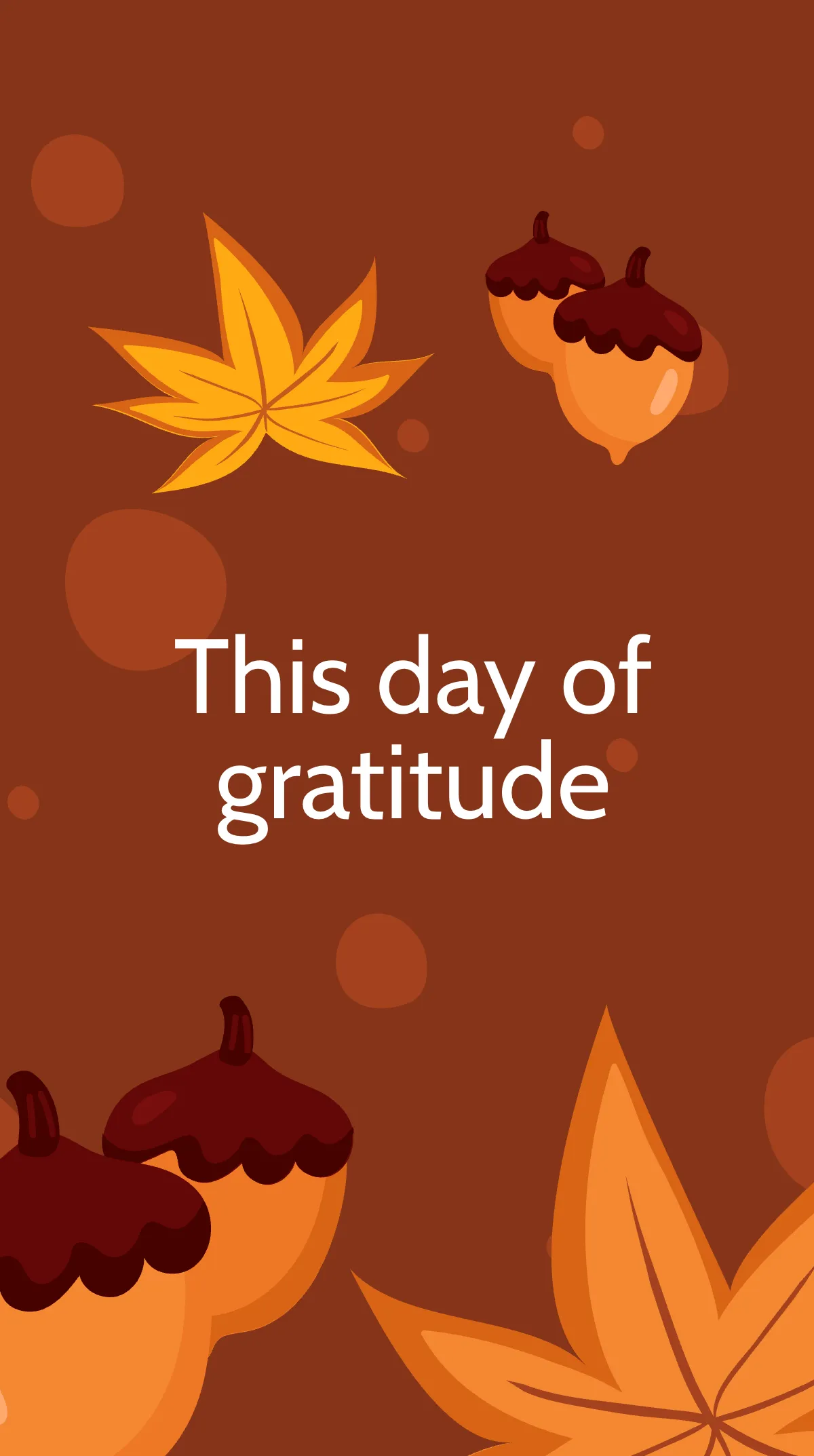 Free Thanksgiving Church Service Instagram Story Template to Edit Online